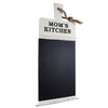 Mom's Kitchen Rustic Farmhouse Chalkboard Wall Message Board